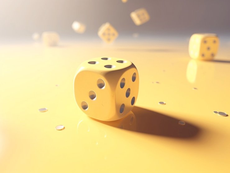 Number Games dealer studio setup with live card and dice display